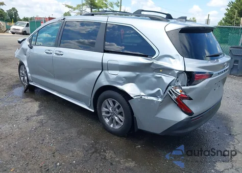 2022 Toyota Sienna Xle из США, поврежденный, VIN 5TDYRKEC5NS099233
